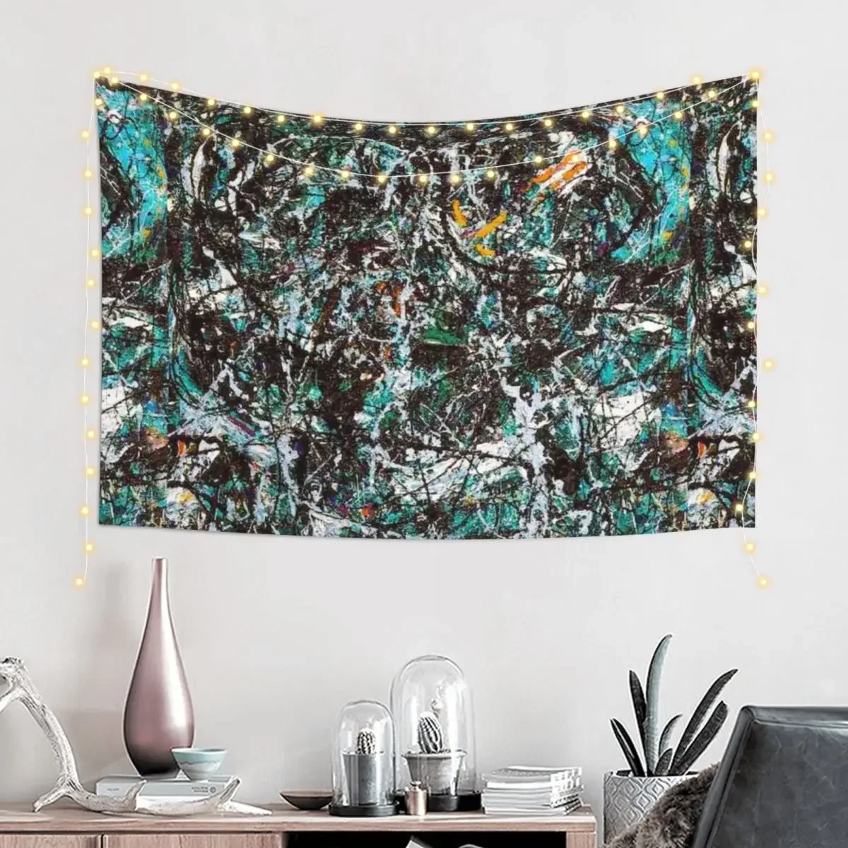 Full Fathom Five. Jackson Pollock Tapestry Room Decorations Aesthetics Aesthetic Room Decors Decoration Wall Tapestry