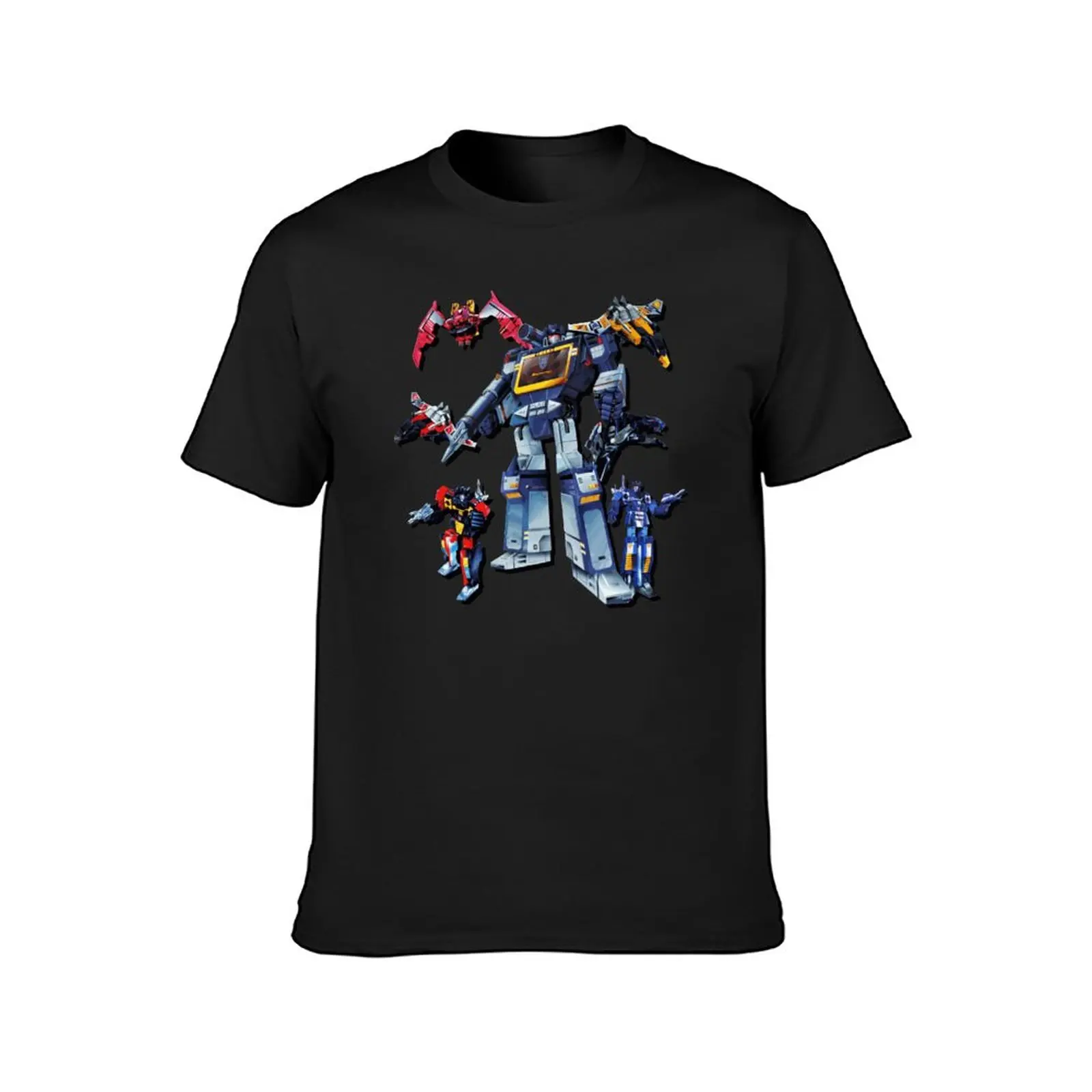 Masterpiece Soundwave And Cassettes T Shirt Rumble Robot Power Cool Boy Trendy Cotton T-Shirt Crew Neck Awesome Tshirt Graphic