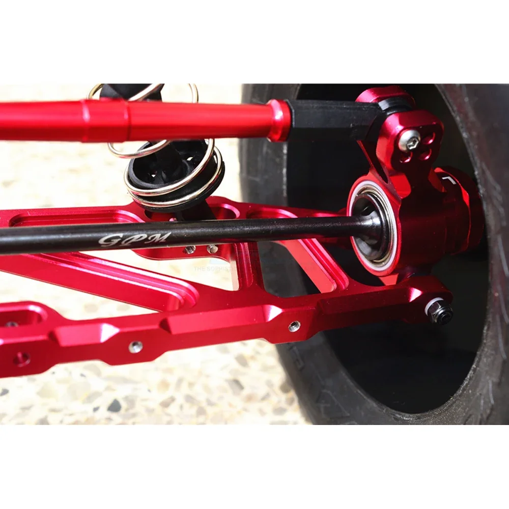 GPM Metal Steel Rear CVD Drive Shaft Dog Bones AR310459 + AR310591 for ARRMA 1/7 Big Rock 1/8 Kraton Outcast Notorious EXB 6S