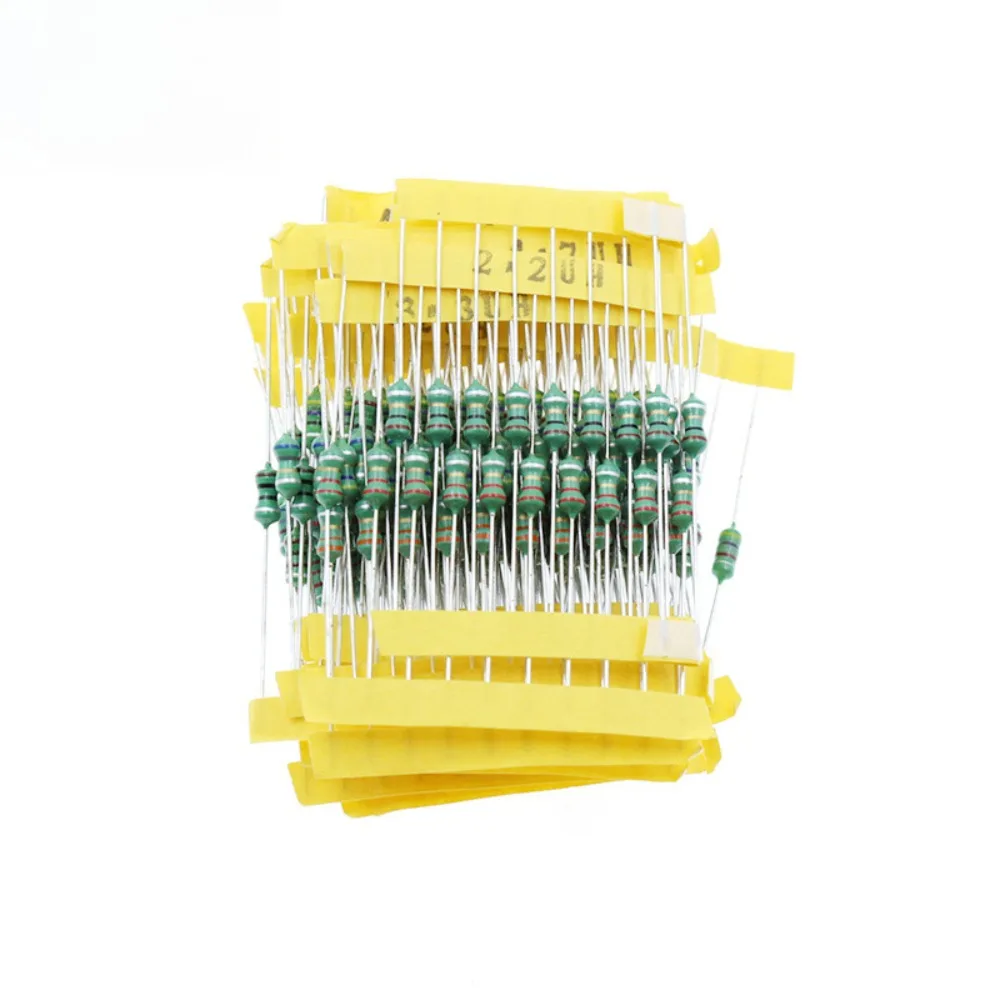 200 قطعة 1/2 واط 0410 لون الفرقة مغو مجموعة متنوعة 20 قيم 1uH إلى 4.7mH ، من خلال ثقب لمحول DC-DC