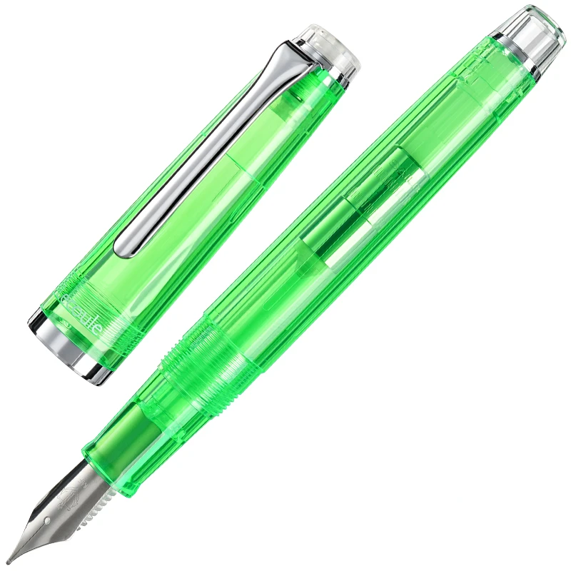 Original Sailor Ghost & Four Seasons Transparent Fountain Pen Transfer Stone Limited Color Blue Green Resin Writing Pens