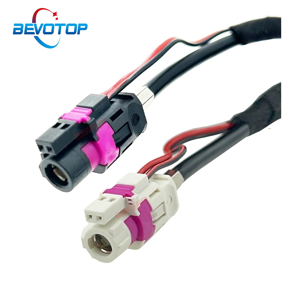 

BEVOTOP 4+2 6Pin HSD LVDS Black Code A Female to White Code B Female Jack LVDS HSD Wire Harness Cable