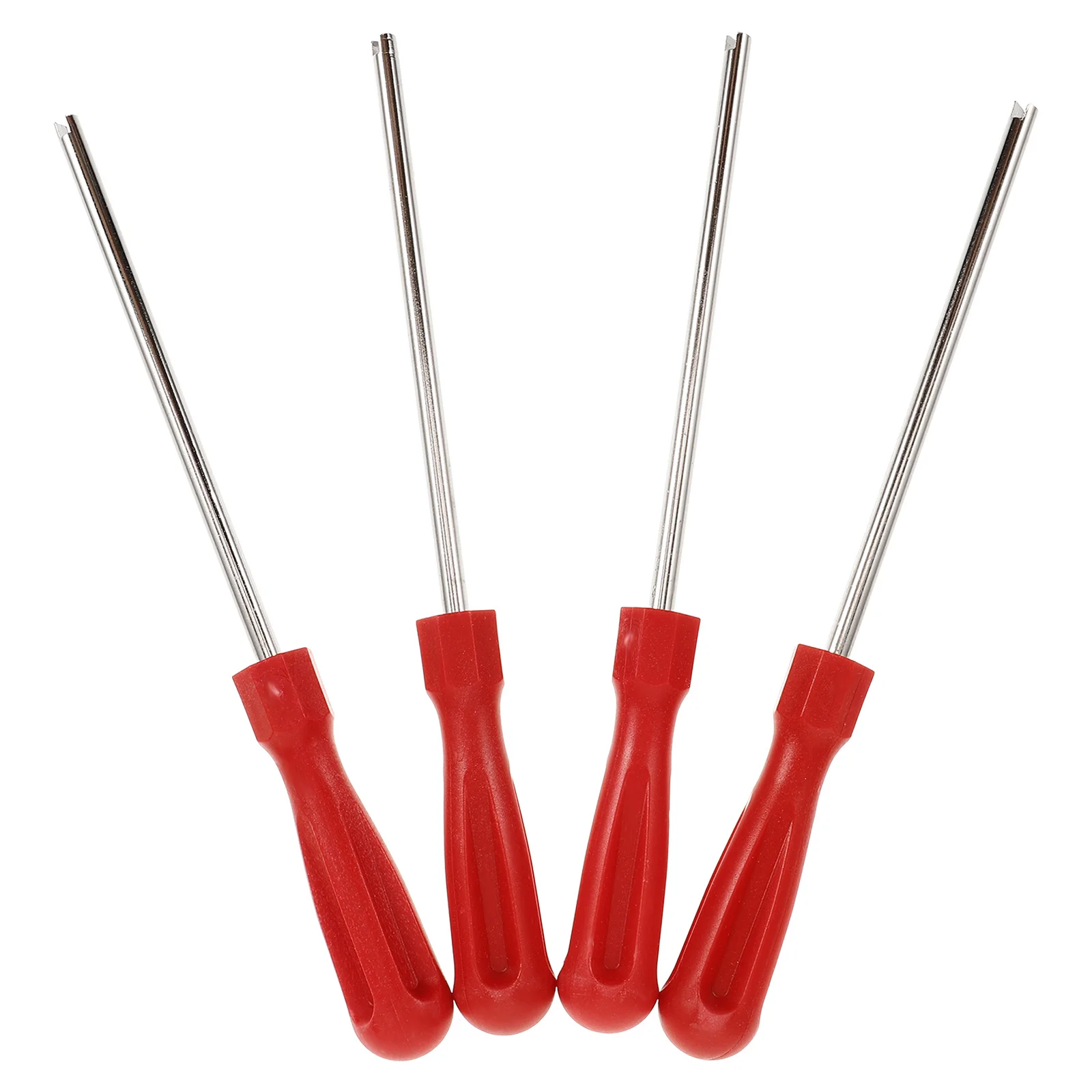 

4pcs Remover Tool Portable Metal Bicycle Valve Core Extractor Disassembly Tool Tire Valve Stem Removal Set For Car Motorcycle