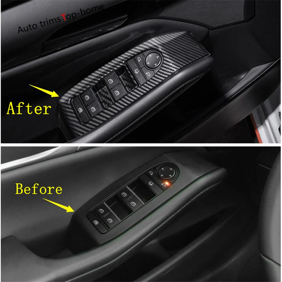 

Car Interior Door Armrest Panel Window Switch Lift Buttons Cover Trim For Mazda CX-30 2020 2021 2022 2023 2024 2025 Accessories