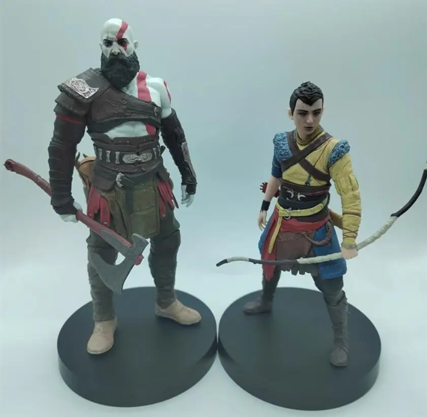 No box 2024 In stock Japanese original anime figure Atreus/Kratos action figure collectible model toys for boys