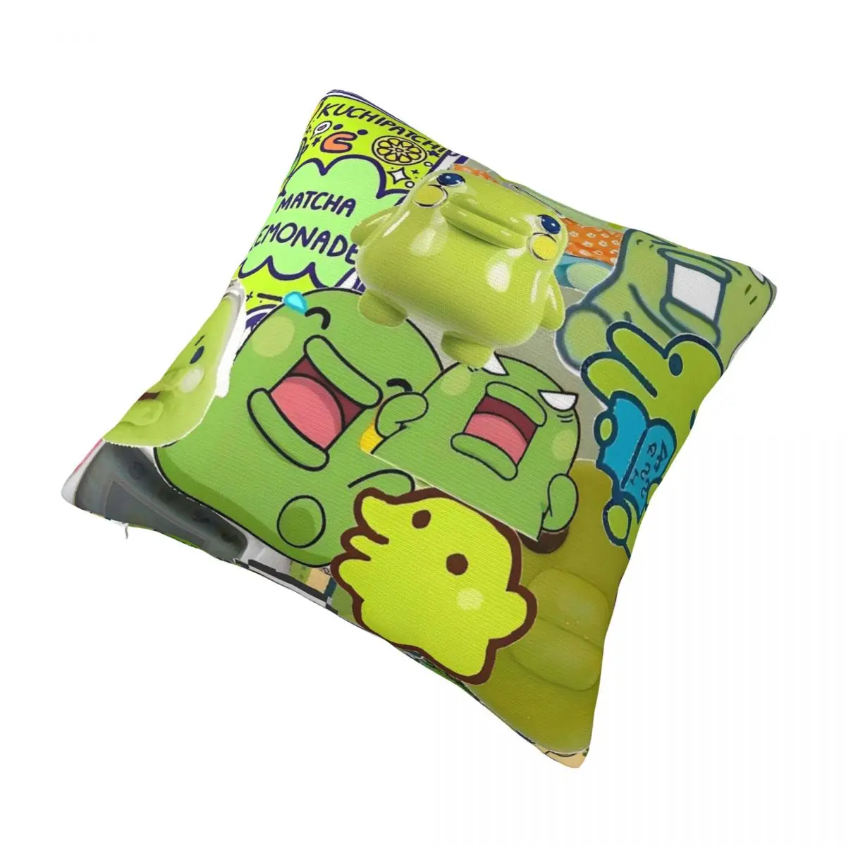 Pillow Cover Kuchipatchi-bayingimg Pattern Cushion Cover Kawaii Pillow Case For Office Car Home Decorative Pillowcases