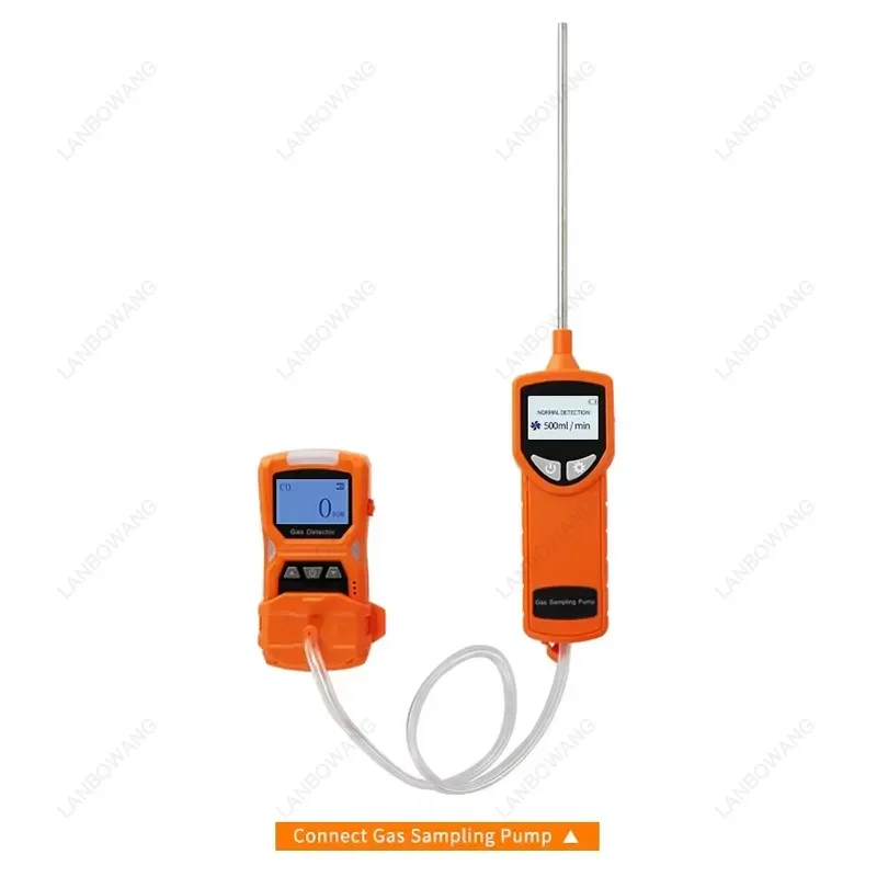 Industrial Portable Gas Sampling Pump Digital Intelligent External Sampler Device For Full Gas Analyzer Detector Charging