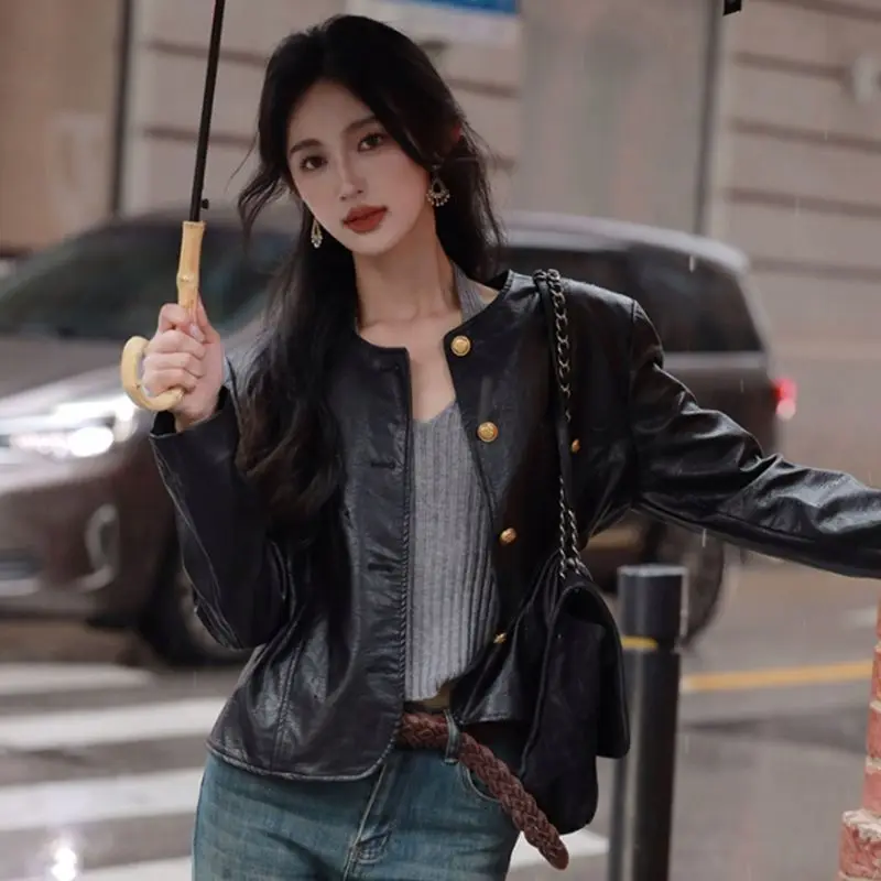 

Куртки-бомберы Женская куртка цвета хаки Осень-Зима Сетка Цвет сращивания Карнавальная деятельность Модные панели Расклешенные субкультуры Простые