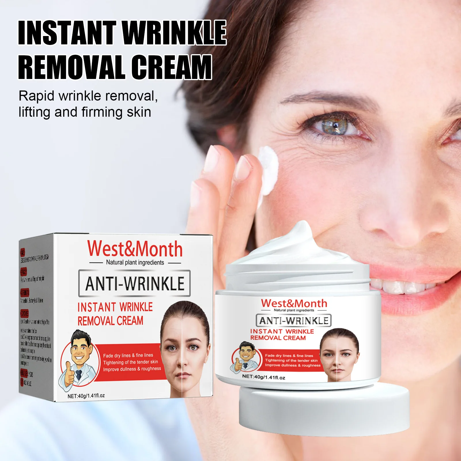 

Retinol lifting cream Hardening Remove Wrinkles anti-aging Fades fine lines Face whitening illuminate skin Beauty Health care