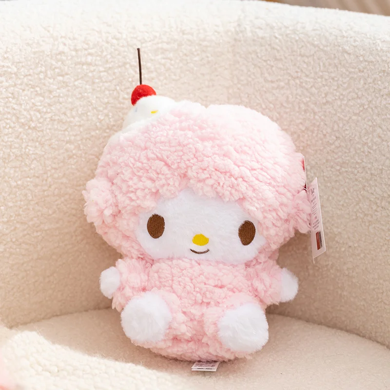 Peluches de Oveja Piano Melody de Sanrio, Adorables y Suaves Peluches de Pachacco, Muñecos de Peluche para Niñas, Compañeros de Perro, Decoración del Hogar