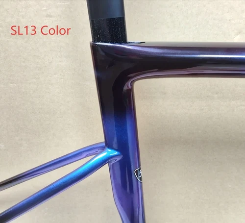 Imagen 2 del producto Cuadro de bicicleta de carretera de carbono X8, 50 colores, freno de disco, cuadro de bicicleta con manillar, tamaño disponible 44cm 49cm 52cm 54cm 56cm 58cm