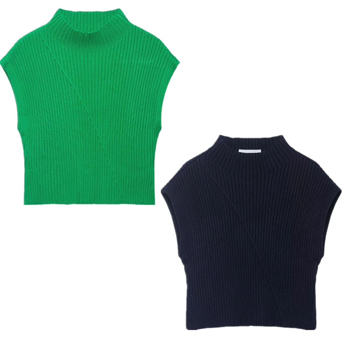 

Jenny&Dave 2026 Spring Minimalist Solid Color Ribbed Knitted Loose Pullover Top Ribbed Women's Sweater Knitwear Woman Clothing