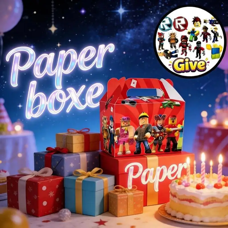 Roboter-Papierboxen-Kombinationsset Kreatives Handwerk für Festliche Zusammenkünfte, Veranstaltungen, Heimdekoration, Stilvolles Requisit für Themenveranstaltungen – Detail 2