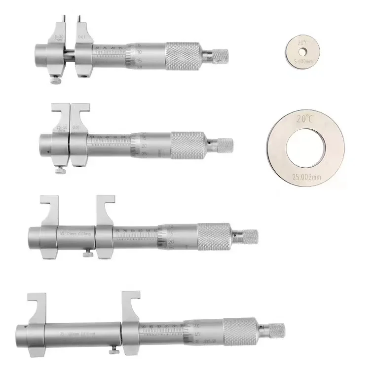 

Brand High Precision 5-30mm,25-50mm,50-75mm,75-100mm,100-125mm,125-200mm,Inside micrometer gauge caliper 0.01mm measure tool