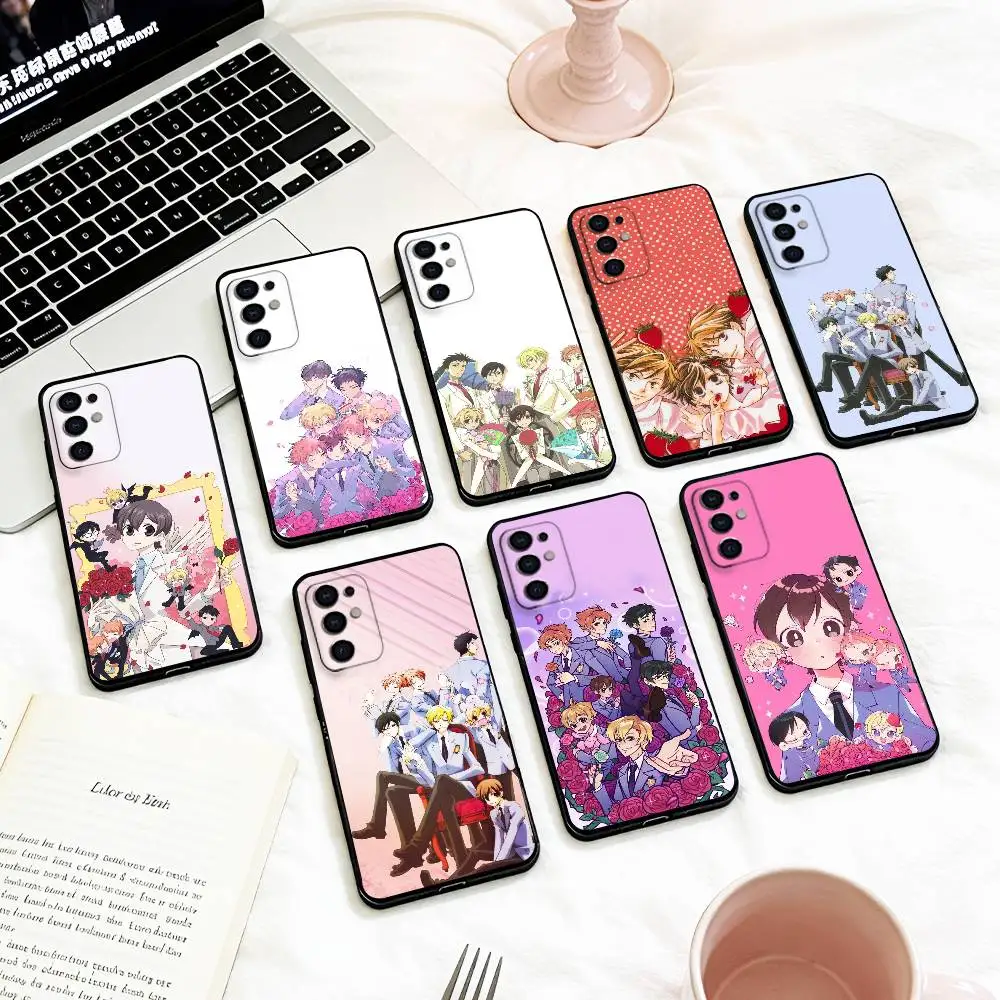 O-Ouran High S-School Host Club   Phone Case For Samsung S 25,24,23,22,30,21,10,9,Ultra,Plus,Lite,FE,4,5 G Soft Black Case