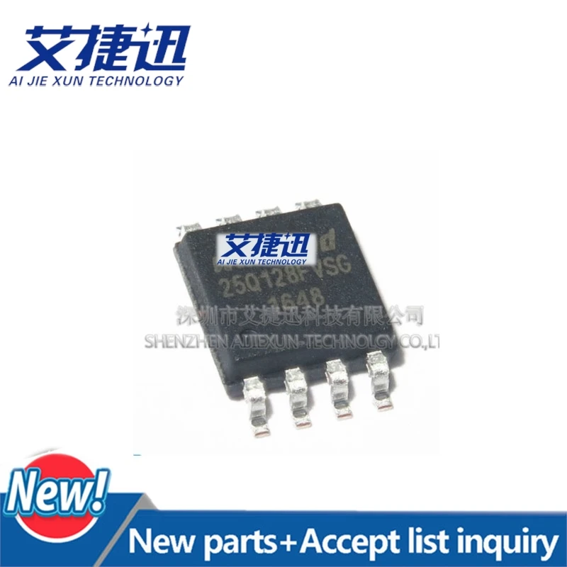 10Pcs W25Q128FVSIG 25Q128FVSG SOP-8  SERIAL FLASH MEMORY WITH DUAL/QUAD SPI & QPI New and original