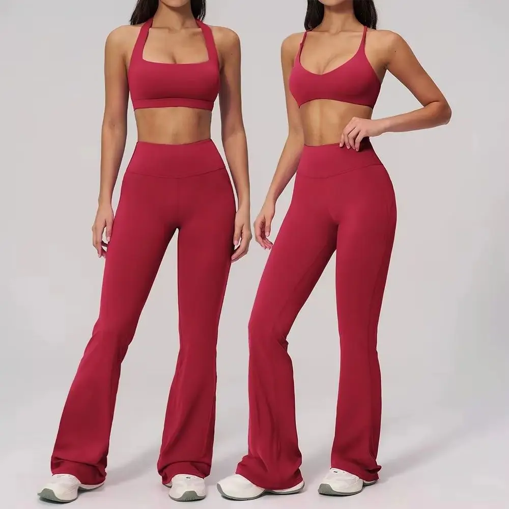 Yoga Set Women Tracksuit Athletic Wear Gym Fitness Set Woman 2PCS Running Leggings Sports Bra Breathable Sportwear Woman Clothes