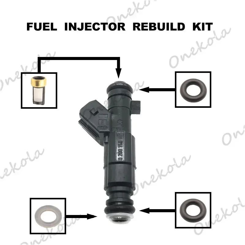 

Fuel Injector repair kit Orings Filters for 0280156165 For VW Buick Regal 92101275