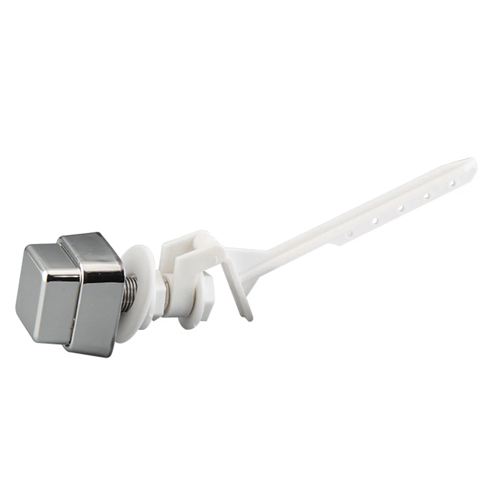 Toilet Flush Lever Button Sided Mount Water Tank Push Button Toilet Tank Handle Replacement Side Square Side Button for Toliet