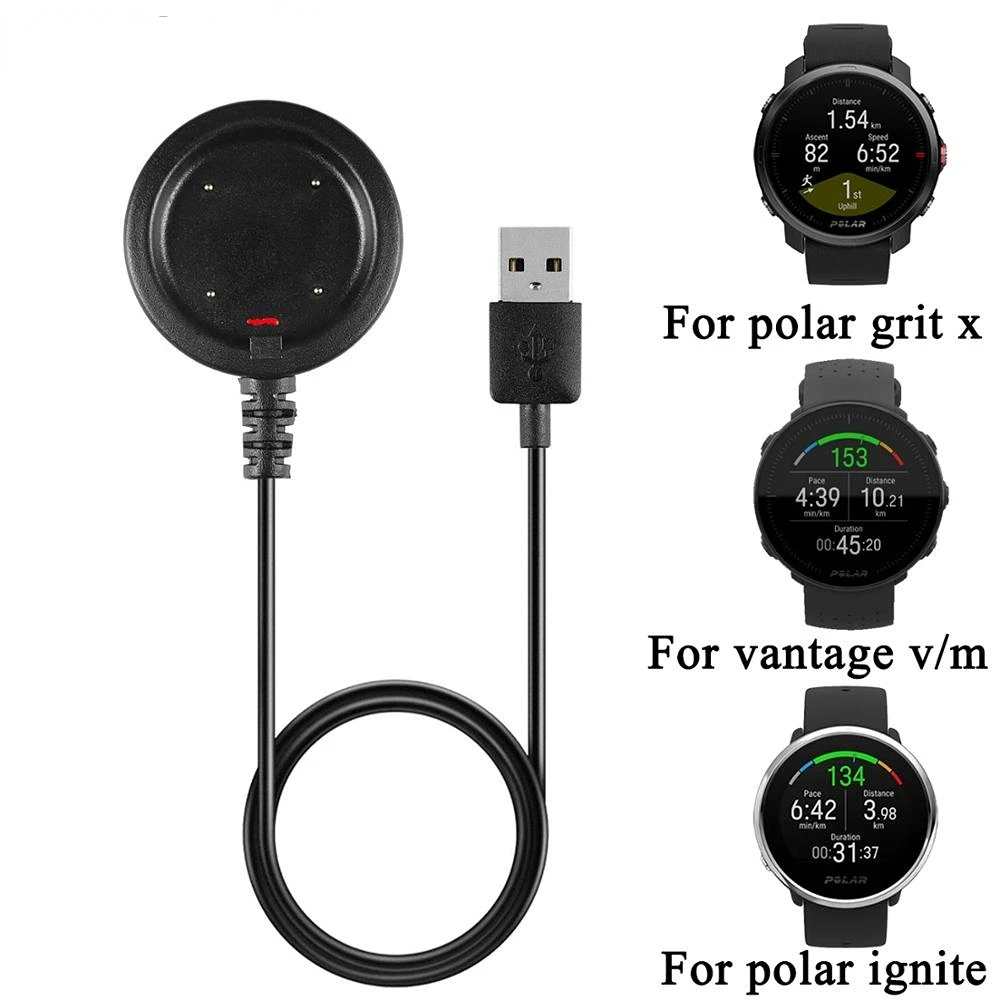 

USB Charging Cable For Polar Grit X pro/Ignite For Polar Vantage M/V 2 Smart Watch Magnetic Charger Dock Data