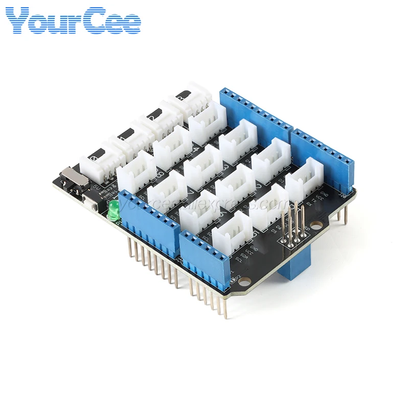 Grove Base Shield V2.0 for Arduino UNO r3 Sensor IO Development Demo Expansion Board Module IIC I2C UART Grove Interface