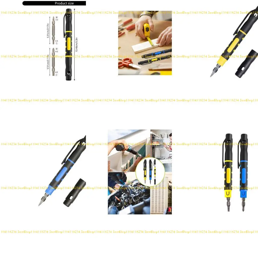 P9FB Multipurpose Pocket Screwdriver Double Ended for Eyeglass and Home Repair Tool