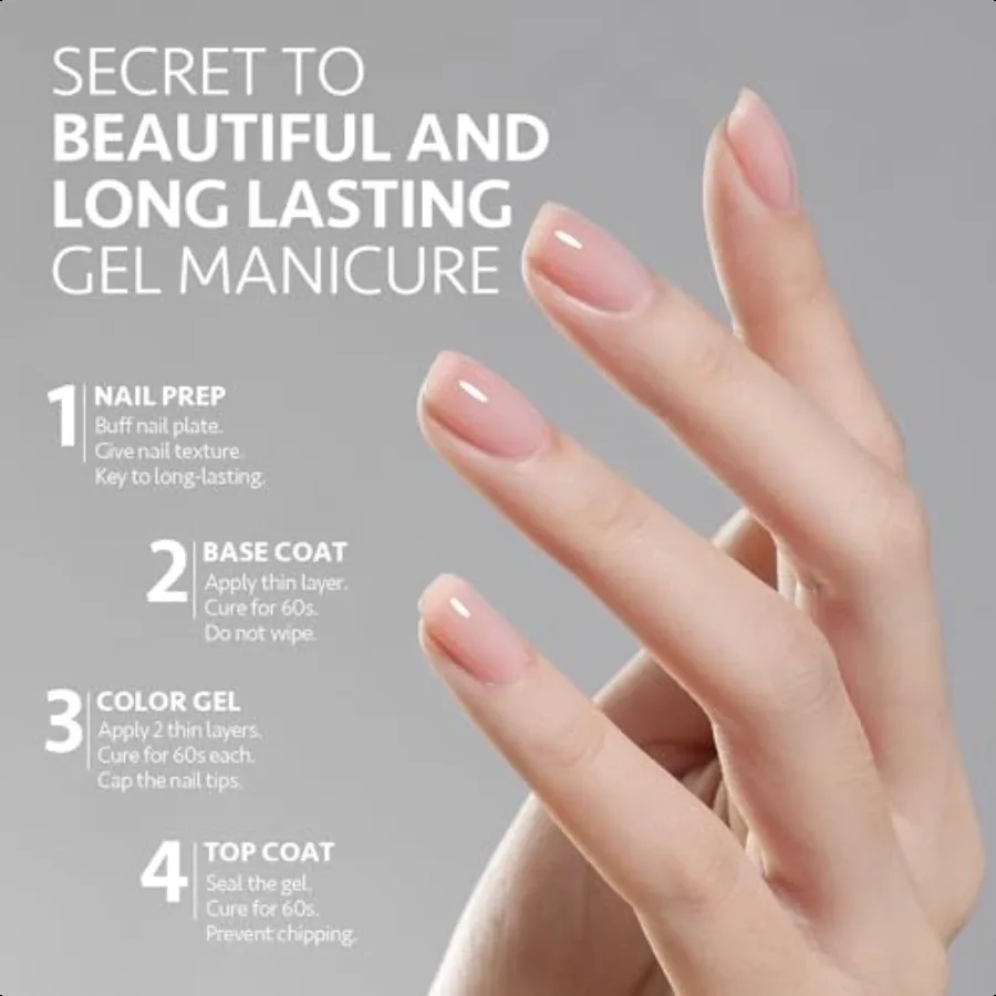 16ml Gel Top Coat Glassy Clear High Gloss Finish Gel Nail Polish