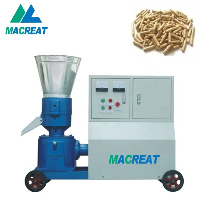 

MACREAT machine make wood pellets easy to operate small pellet mill for home use 6mm 8mm pellet mill