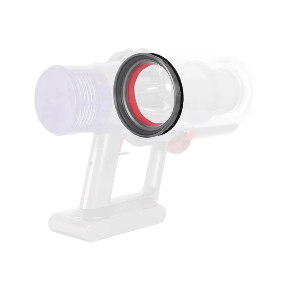 Cubo de polvo de repuesto para aspiradora V12 V10 Slim, contenedor de polvo, anillo de sellado fijo superior, piezas de caja de filtro, 2 piezas