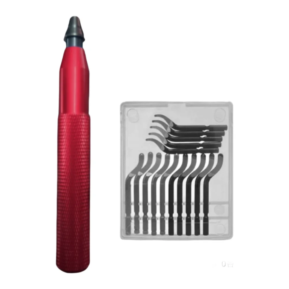 Edge Trimming Cutting Tip With Cutting Tip Red Anodized Aluminum Handle Precision Cutting For Stainless Steel Aluminum PVC