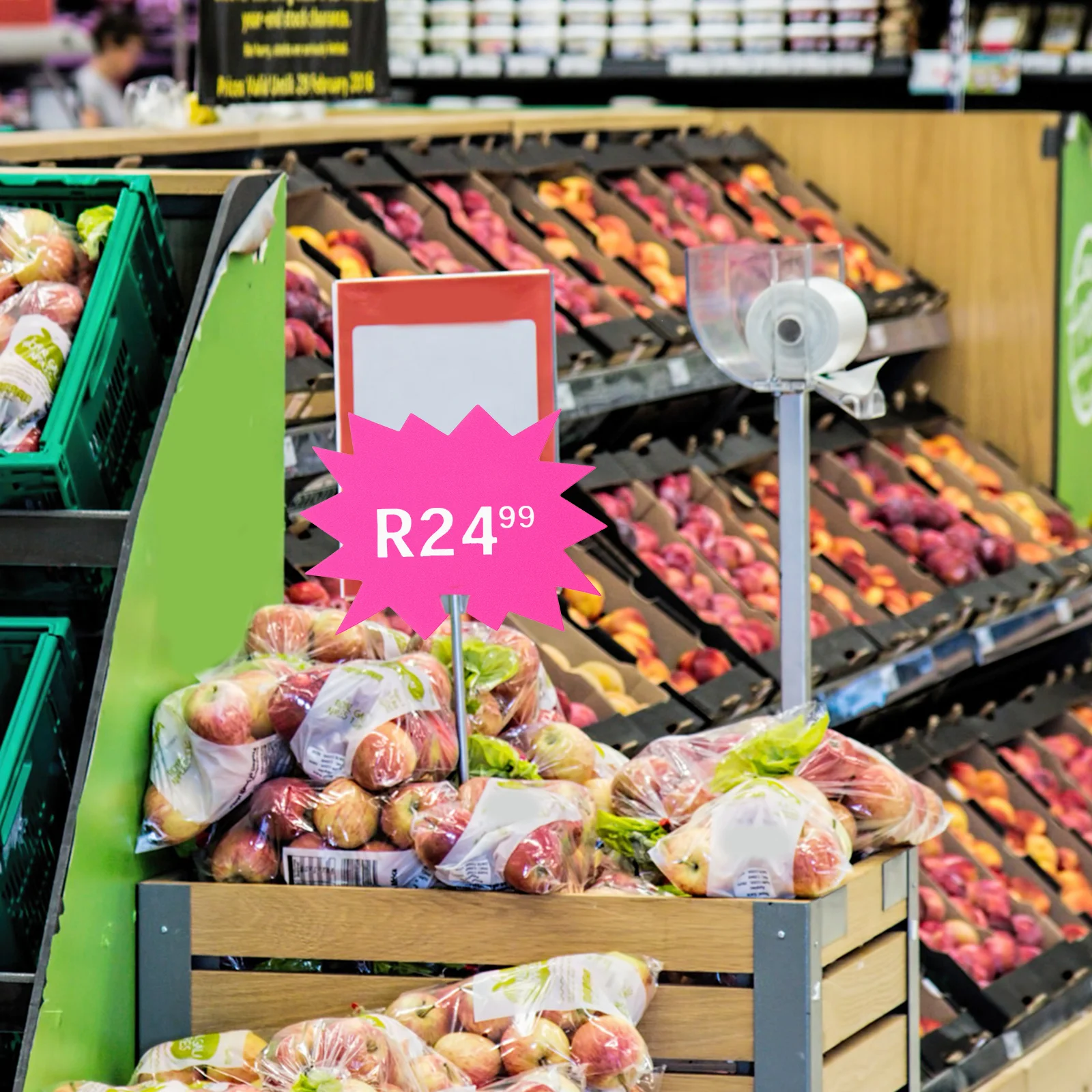 

30pcs Explosion Shape Price Tag Fluorescent Bright Durable Paper Material Highly Visible For Store Use Simple Design