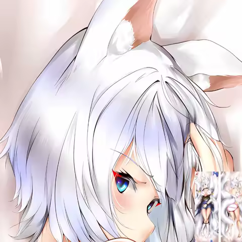 DIY Customized Anime IJN-Kaga Dakimakura Pillowcase Double-sided Print Hugging Full Body Bedding Pillow Cover Case