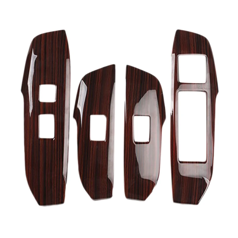 4PCS Car Window Switch Panel Adjust Cover Trim Stickers Window Button Decoration Parts For LEXUS NX 300H 200T LHD A