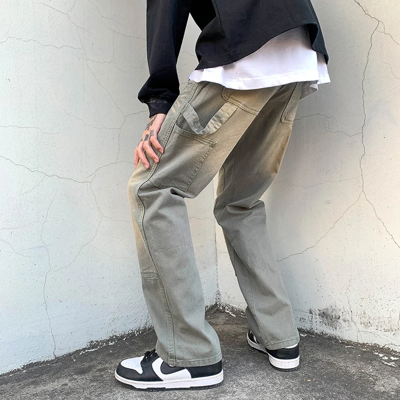 American Vibe กางเกงยีนส์ขาตรง - Street Fashion Vibes บทวิจารณ์และราคา