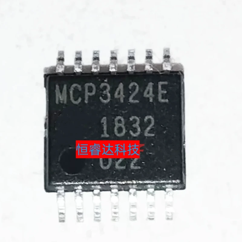Free shipping 10pcs-50pcs MCP3424-E/ST MCP3424 TSSOP-14 IC In stock!