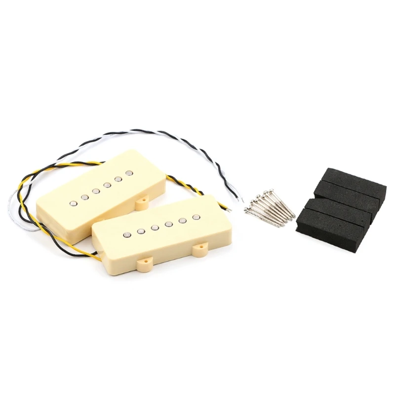 Electric Guitar Parts Replacements Single Coil Guitar Pickups Neck and Bridge Pickup Replacement Sets 69HD