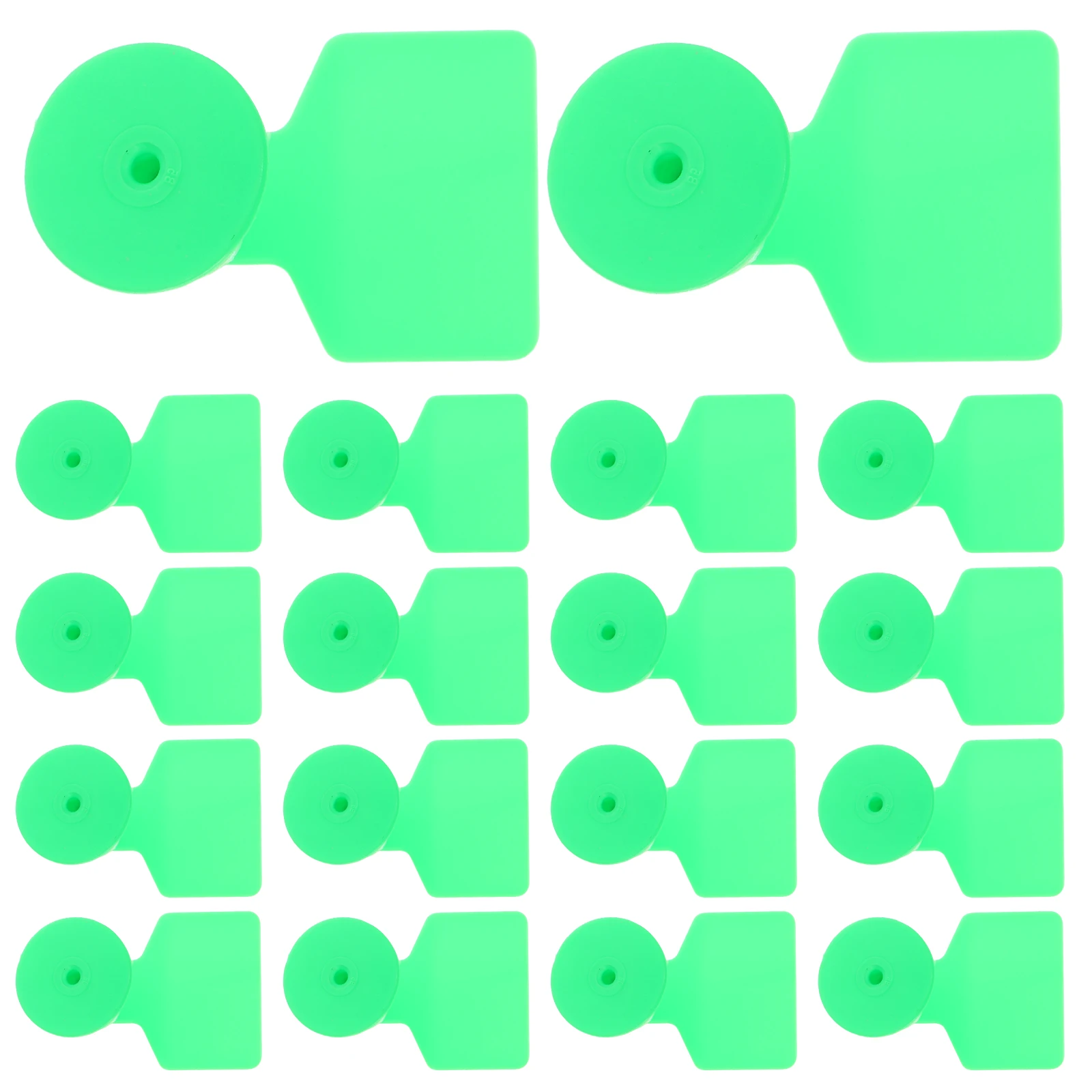 

100pcs Pig Ear Tags Waterproof Uv Resistant Durable Animal Ear Tag Sheep Cattle Livestock Farm Use Long Lasting No Fading