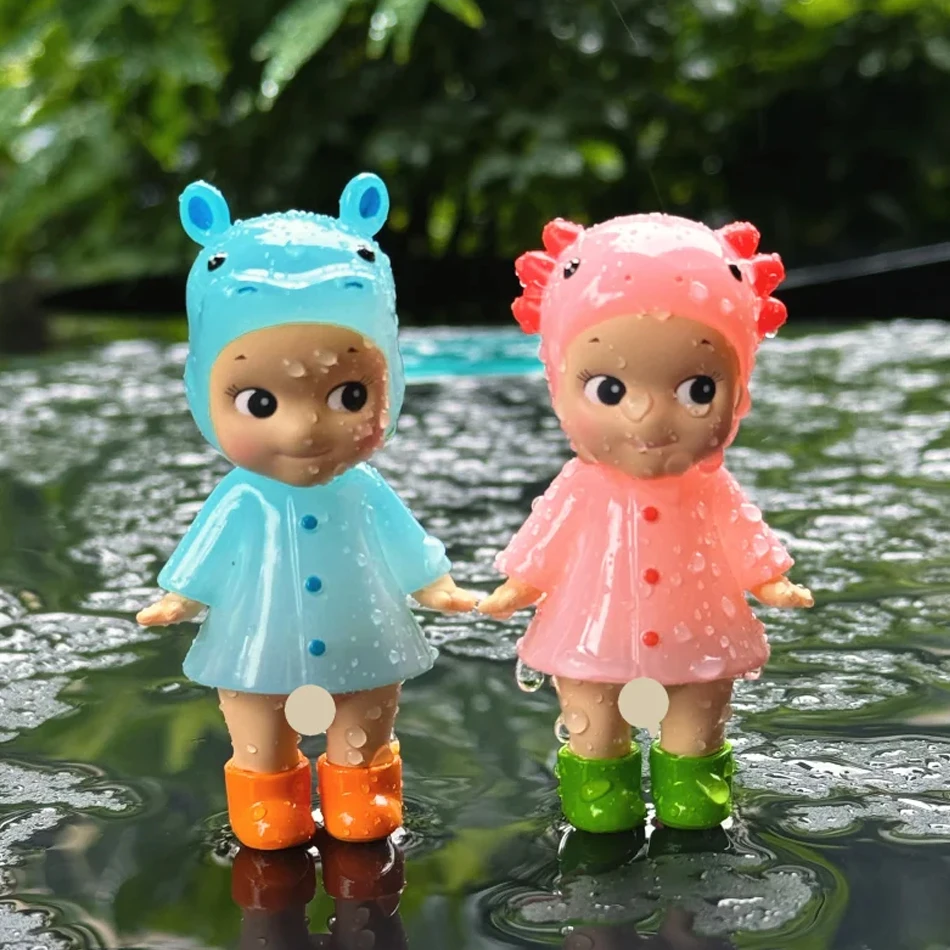 حار سوني الملاك دمية المطر يوم سلسلة سلسلة صندوق أعمى شخصيات صغيرة عمل نموذج تحصيل ديكور فتاة لعبة هدية عيد ميلاد #4