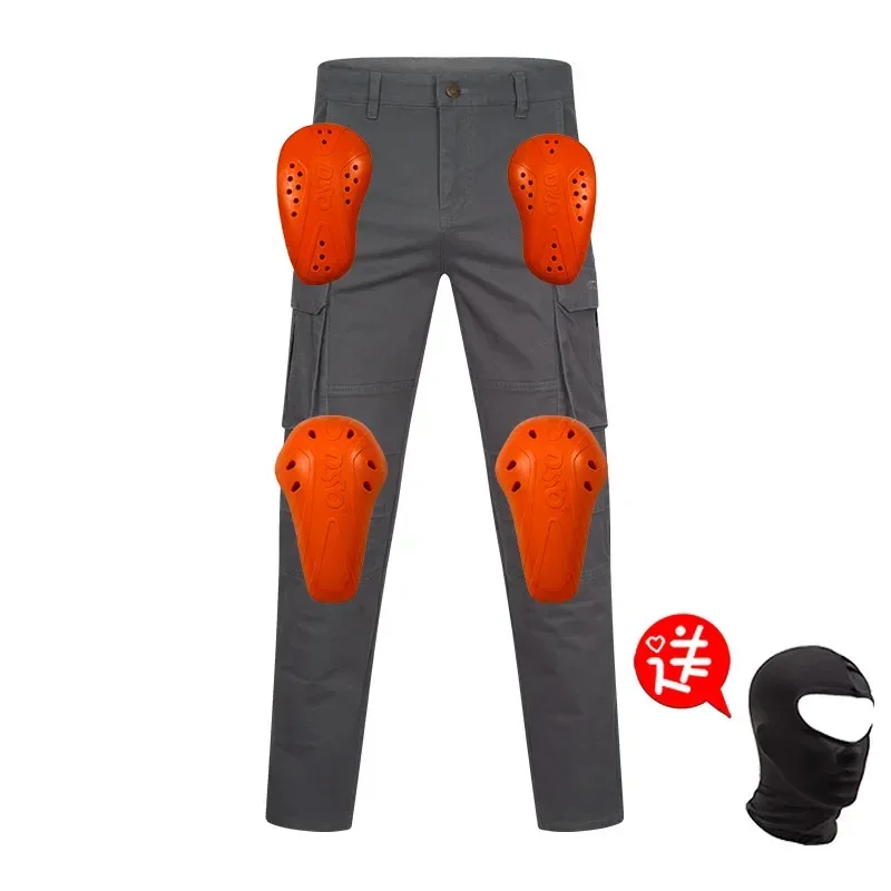 Motorcycle Riding Pants Motorcycle Racing Men's and Women's Casual Overalls Anti-fall Knee Guard Hip Knight Protective Gear CE2