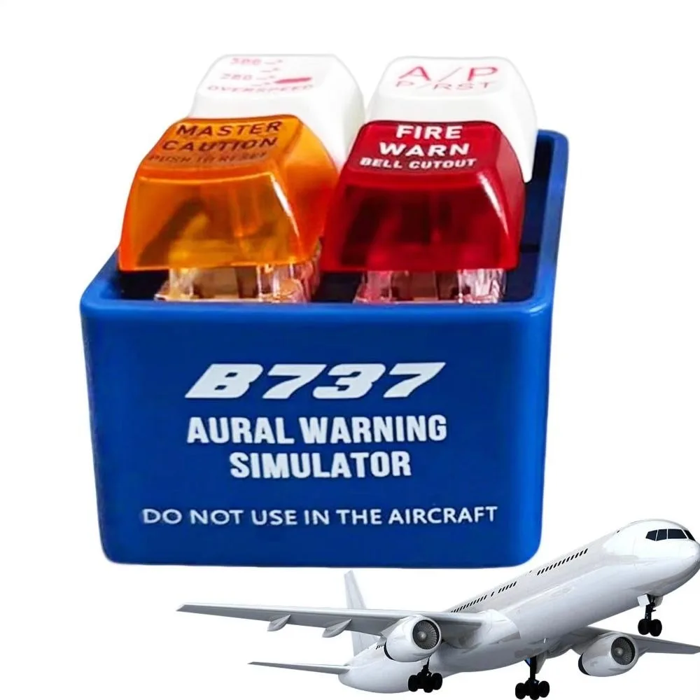 737 Airbus EGPWS Warning Simulator Highly Simulated Sound Effects Pilot Keychain Aircraft Route Pendant 737 Warning Sound