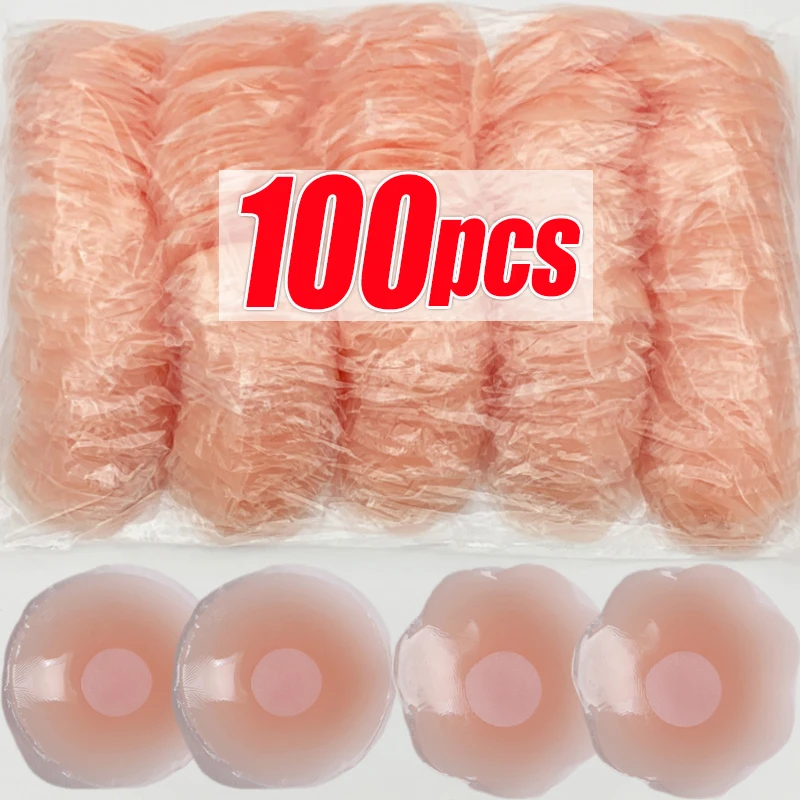 2/100pcs Silicone Nipple Cover Invisible Self-adhesive Chest Breast Stickers Reusable Patch Bra Female Lift Up Pads Intimates