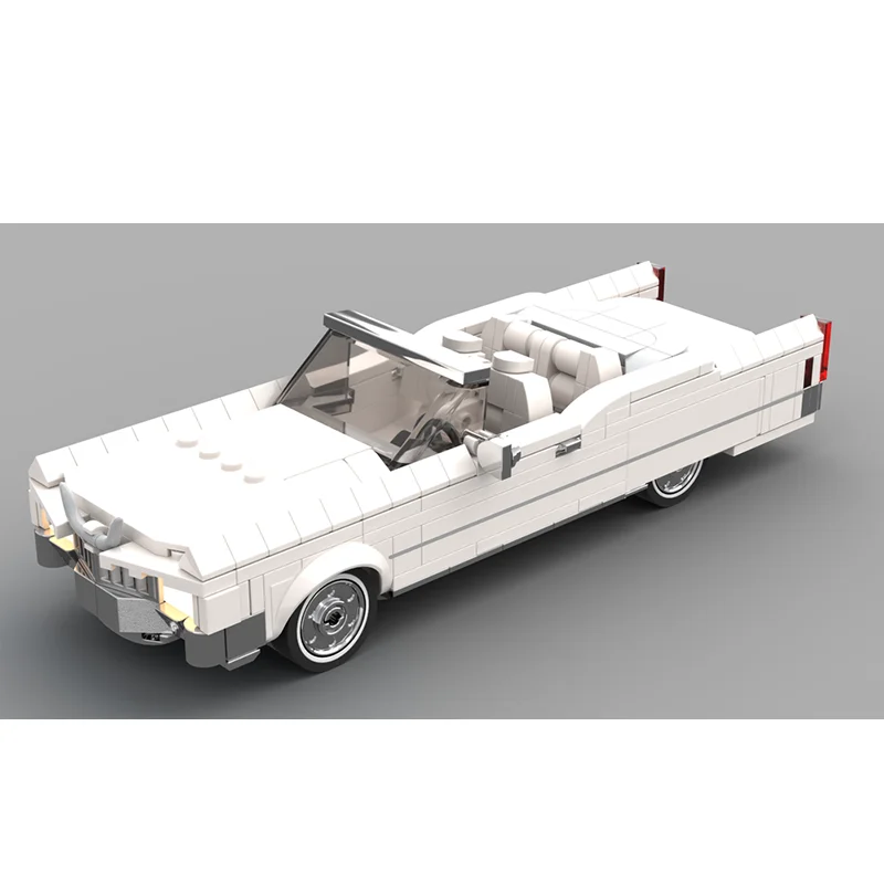 

Building Block Car Model 305 Parts City Speed Champion 1970 Convertible Classic Racing Toy For Boys Christmas Gift