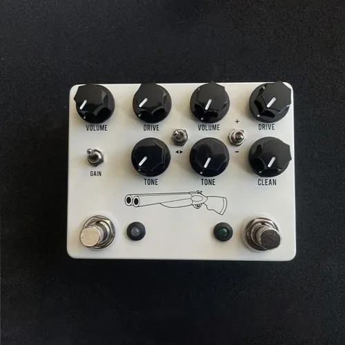 Imagen 1 del producto Pedal efector overdrive de doble tubo LY-ROCK Doublebarrel V4 - Bypass real