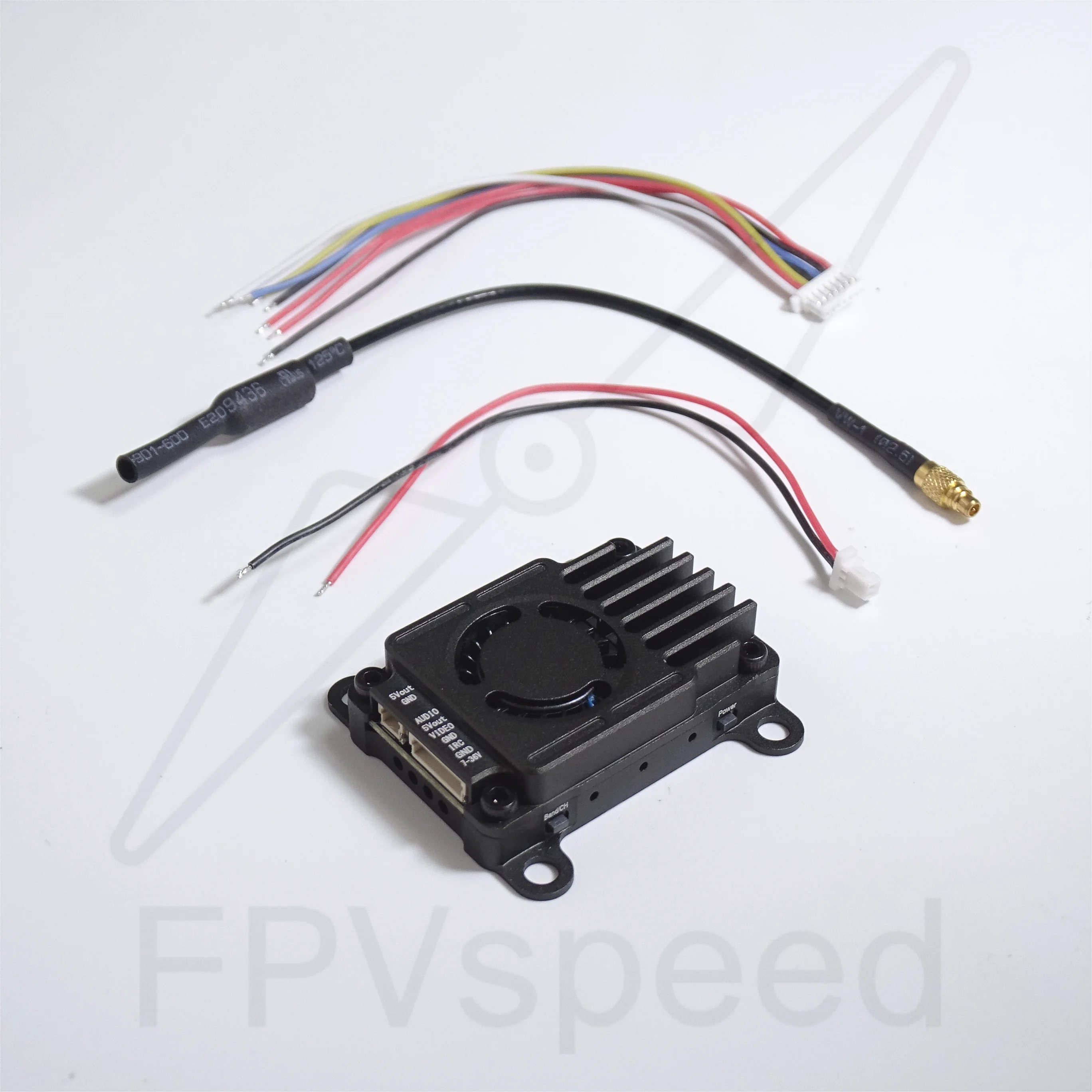

FPVspeed VTX-SN2 4.9/5.8/6G 2.5W Image Transmission Transmitter Fortinet 72CH Fan Cooling Accessories for Time Travel Aircraft