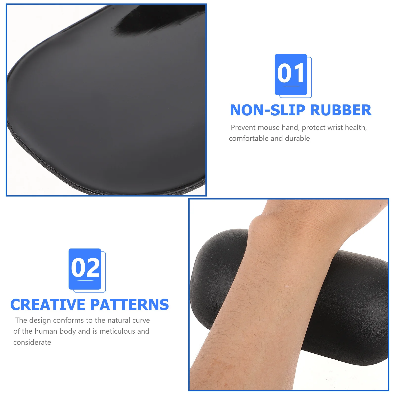 

Silicone Mouse Wrist Rest Comfortable Wrist Support Pillow Ergonomic Mouse Pad for Laptop Office Computer Accessory