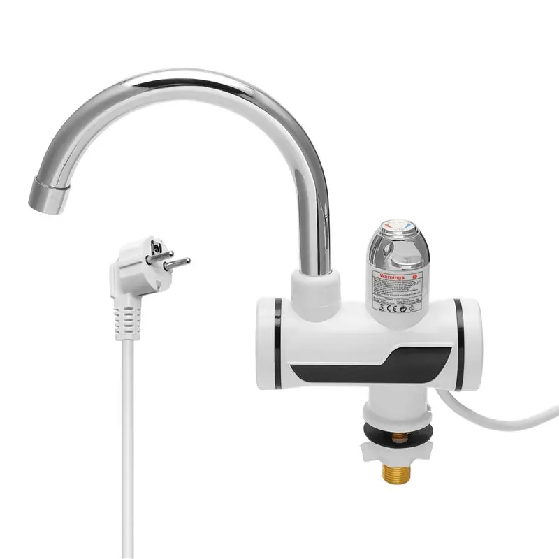 Best-1 PCS Electric Kitchen Hot Water Faucet Heater Tap Cold Heating Faucet Tankless Water Heater EU Plug view 6