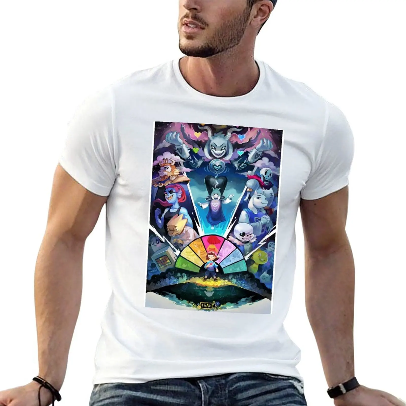 

SAVE T-Shirt cotton t shirts man 100% funny t shirts dark humor T-Shirt