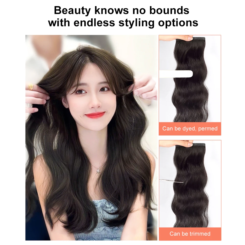 Ekstensi rambut klip 3 BH ekstensi rambut manusia asli ekstensi hitam halus alami untuk rambut manusia Remy