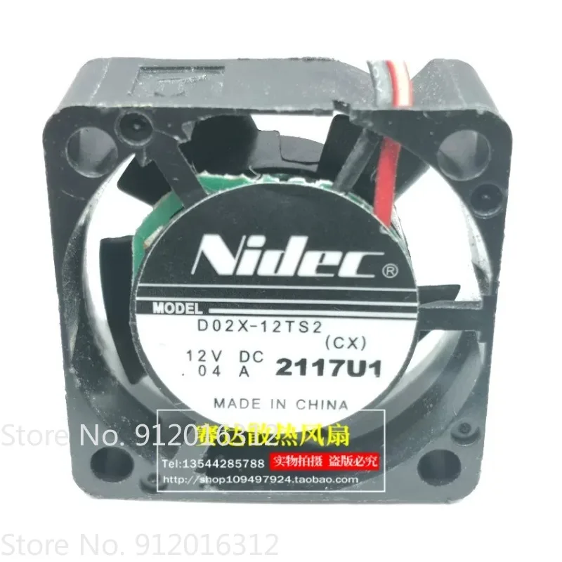 

New Fan for NIDEC D02X-12TS2 2510 12V 0.04A 2.5cm Cooling Fan