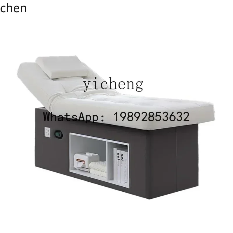 electric beauty bed beauty salon special latex massage massage bed pattern embroidery bed
